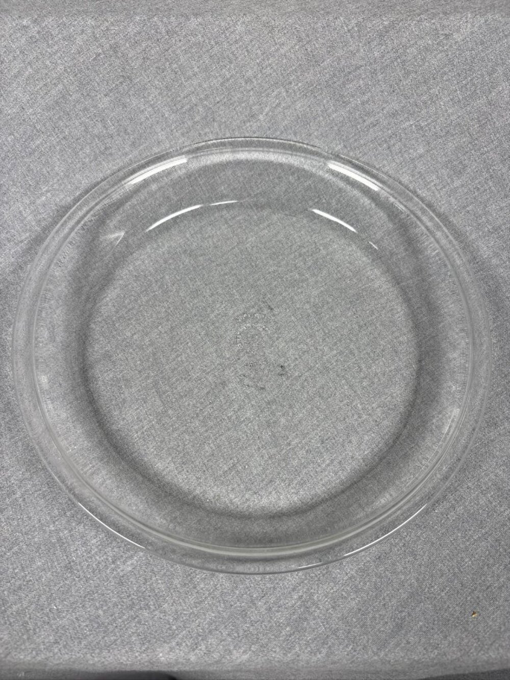 Pyrex Clear Glass Pie Plate Dish 10 Inch Scalloped Edge USA